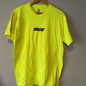 Billie Eilish official concert tee neon size L